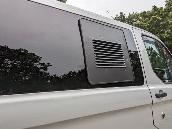 Lüftungsgitter Ford Custom für nachgerüstete Schiebefenster Beifahrerseite rechts CARBEST